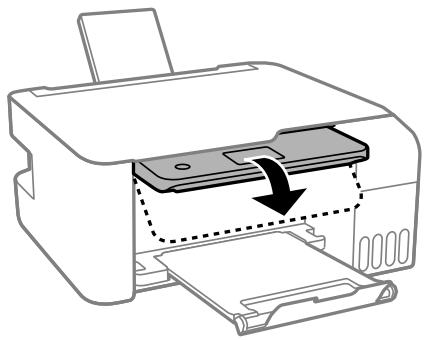 EPSON ET-2720 - Rabattez le panneau de commande. - 1