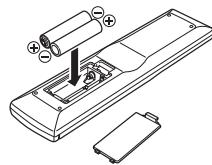 MARANTZ PM6004 - Insertion des piles - 2