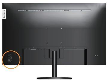 LENOVO ECRAND352QC-20 - Connexion et mise en marche de votre moniteur - 8