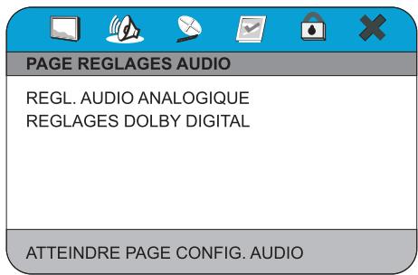 PEEKTON PK 9110 - Menu réglages audio - 1