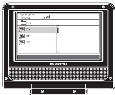 PEEKTON PK 9110 - Lecture d'une clé USB / carte SD, MMC, MS - 4