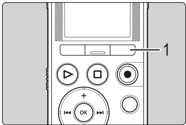 OLYMPUS LS-14 - Réglage d'une marque index ou d'une marque temp - 1