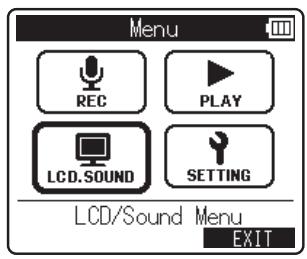OLYMPUS LS-14 - Méthode de paramétrage du menu - 3
