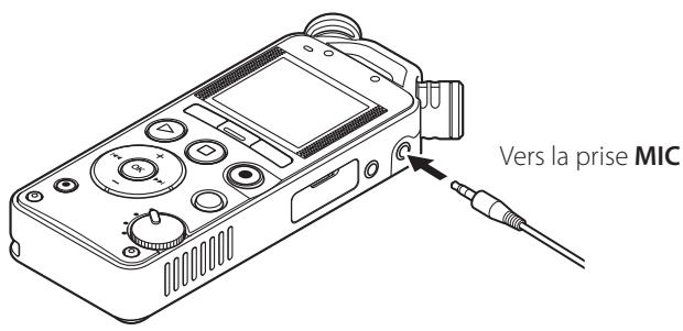 OLYMPUS LS-14 - Enregistrement avec un microphone externe - 1