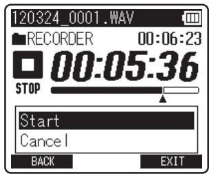 OLYMPUS LS-14 - Appuyez sur la touche + pour désir [Start].] - 1