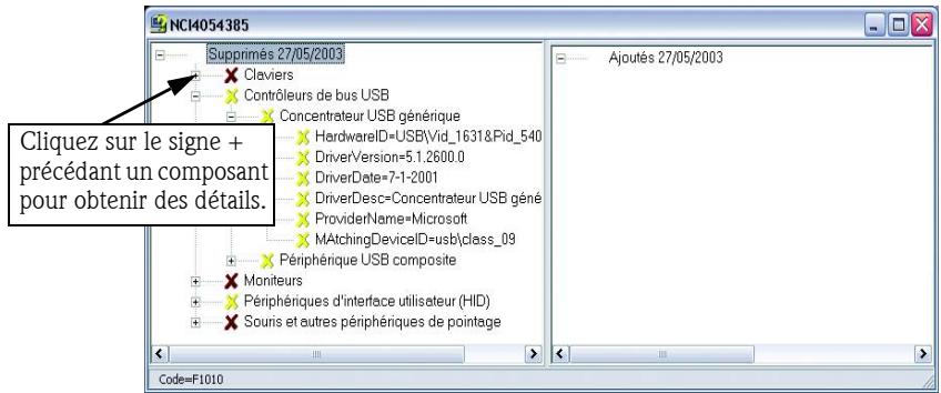 PACKARD BELL NC - Recherche des modifications - 1