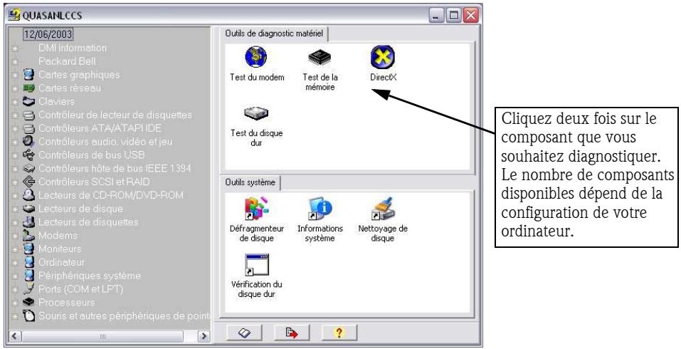 PACKARD BELL NC - Outils de diagnostic matériel - 1