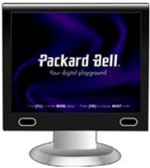 PACKARD BELL NC - L'écran se fige lorsque le logo packard bell s'affiche - 1