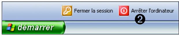 PACKARD BELL NC - Mise hors tension - 2