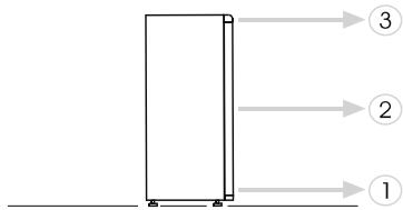 HAIER HBM-566W4223977 - INVERSER LE SENS D'OUVERTURE DES PORTES - 9