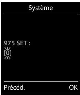 GIGASET C530A DUO NOIR - Activation/désactivation du clignotement de la touche « messages - 6