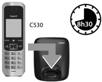 GIGASET C530A DUO NOIR - Chargement des batteries - 2