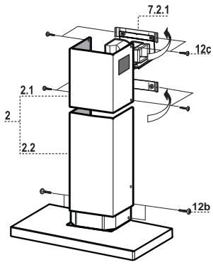 FABER Ke)aKeSTILUX 900 INOX N - Cheminée inférieure - 1