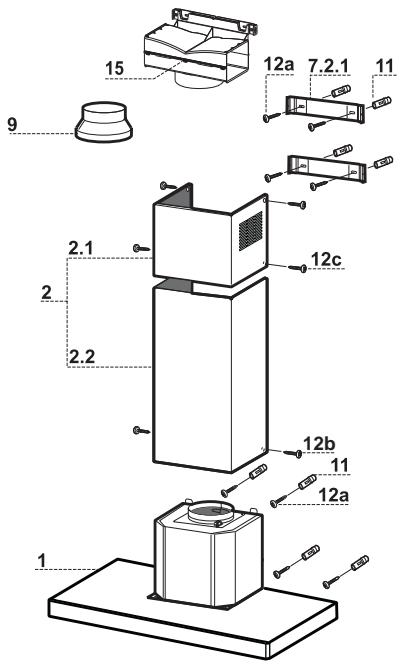FABER Ke)aKeSTILUX 900 INOX N - 2