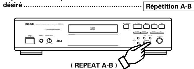 DENON DCD-685 - Répétition de la reproduction d'un intervalle - 1