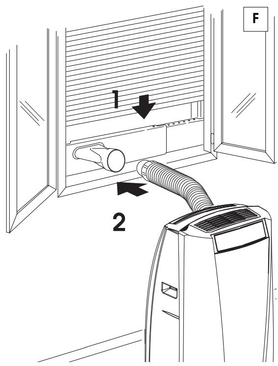 DELONGHI PAC L16A - Utilisation de la traverse réglable (seulement sur certains modèles) - 2