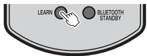 YAMAHA SRT700 - Programmation du système avec la télécommande du téléviseur (fonction d'apprentissage de la télécommande du téléviseur) - 1