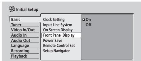 PIONEER DVR5100H - Affichage panneau avant - 1