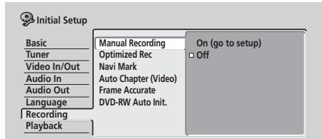 PIONEER DVR5100H - Enregistrement manuel - 1