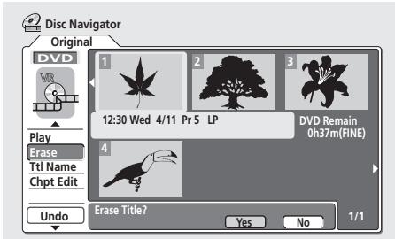 PIONEER DVR5100H - Effacer (erase) - 1