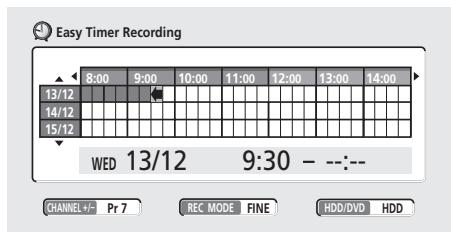 PIONEER DVR5100H - Enregistrement avec timer facile - 2