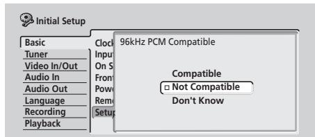 PIONEER DVR5100H - Voiture ampli AV est-il compatible avec le son numérique PCM à 96 khz? - 1