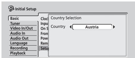 PIONEER DVR5100H - Mise sous tension et réglages - 5