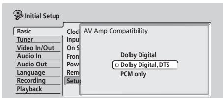 PIONEER DVR5100H - Cet enregistreur est-il connecté à un ampli AV pour le son numérique? - 2