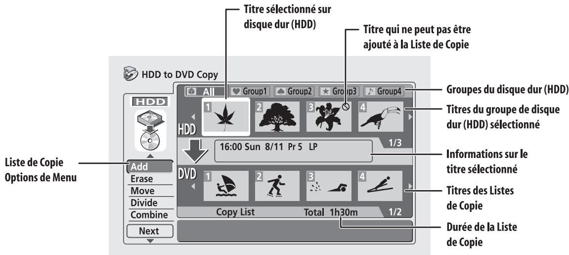 PIONEER DVR5100H - Copier à partir du disque dur (HDD) vers un DVD* - 1