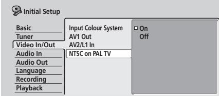 PIONEER DVR5100H - NTSC sur TV PAL - 1
