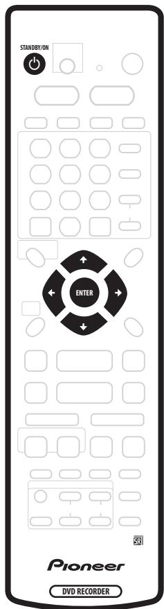 PIONEER DVR5100H - Mise sous tension et réglages - 1