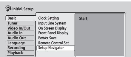 PIONEER DVR5100H - Navigateur d'installation - 1