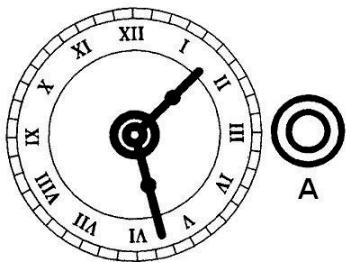 AIRLUX AFD40WH - HORLOGE ANALOGIQUE - 1