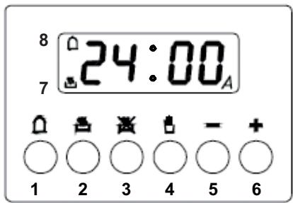 AIRLUX AFD40WH - PROGRAMMATEUR ÉLECTRONIQUE AVEC VISUALISATION DE LA TEMPÉRATURE CHOISIE - 1
