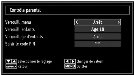 BRANDT B 3213 HD - Contrôle parental - 2