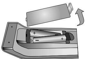 BRANDT B 3213 HD - Installation des piles - 1