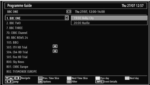 BRANDT B 3213 HD - Viewing Electronic Programme Guide (EPG) - 2