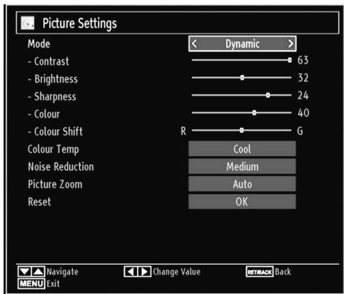 BRANDT B 3213 HD - Configuring Picture Settings - 1