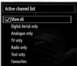 BRANDT B 3213 HD - Managing Stations: Sorting Channel List - 1