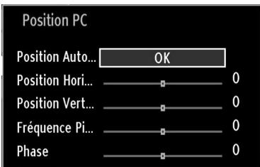 BRANDT B 3213 HD - Réglages de l'image du PC - 1