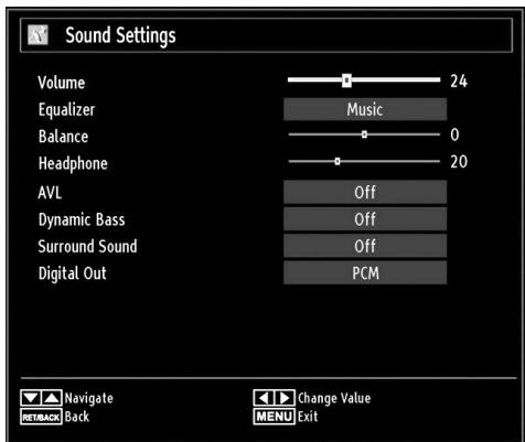 BRANDT B 3213 HD - Configuring Sound Settings - 1