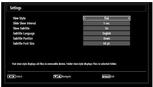 BRANDT B 3213 HD - Media Browser Settings - 1