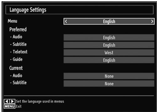 BRANDT B 3213 HD - Configuring Language Preferences - 1