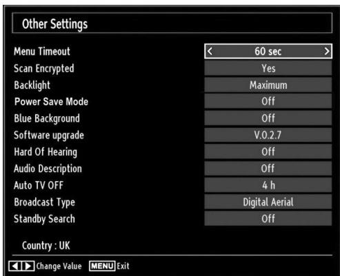 BRANDT B 3213 HD - Configuring Other Settings - 1