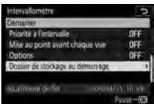 NIKON Z5 - Choisissez les options de dossier au démarrage. - 1