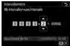 NIKON Z5 - Choisissez le nombre de prises de vues par intervalle. - 3