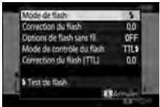 NIKON Z5 - Modification des réglages du flash - 1