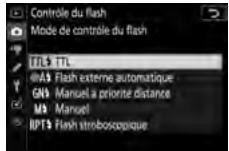 NIKON Z5 - Mode de contrôle du flash - 1