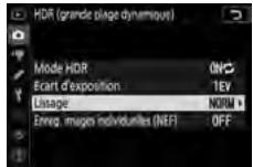 NIKON Z5 - Régler le lissage - 1