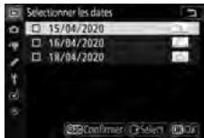 NIKON Z5 - Sélectionnez les dates souhaitées. - 1